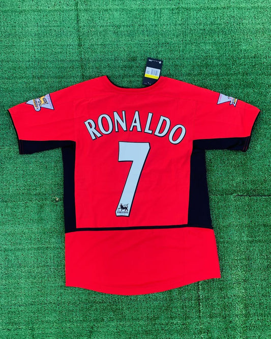 Cristiano Ronaldo #7 Manchester United 2002/2004 Retro Home Jersey All Sizes